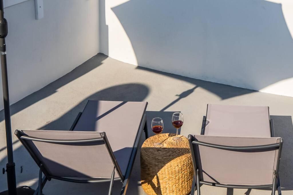 Villa Brouzos- Maisonette With Sea & Mountain View Emporio  Exterior foto